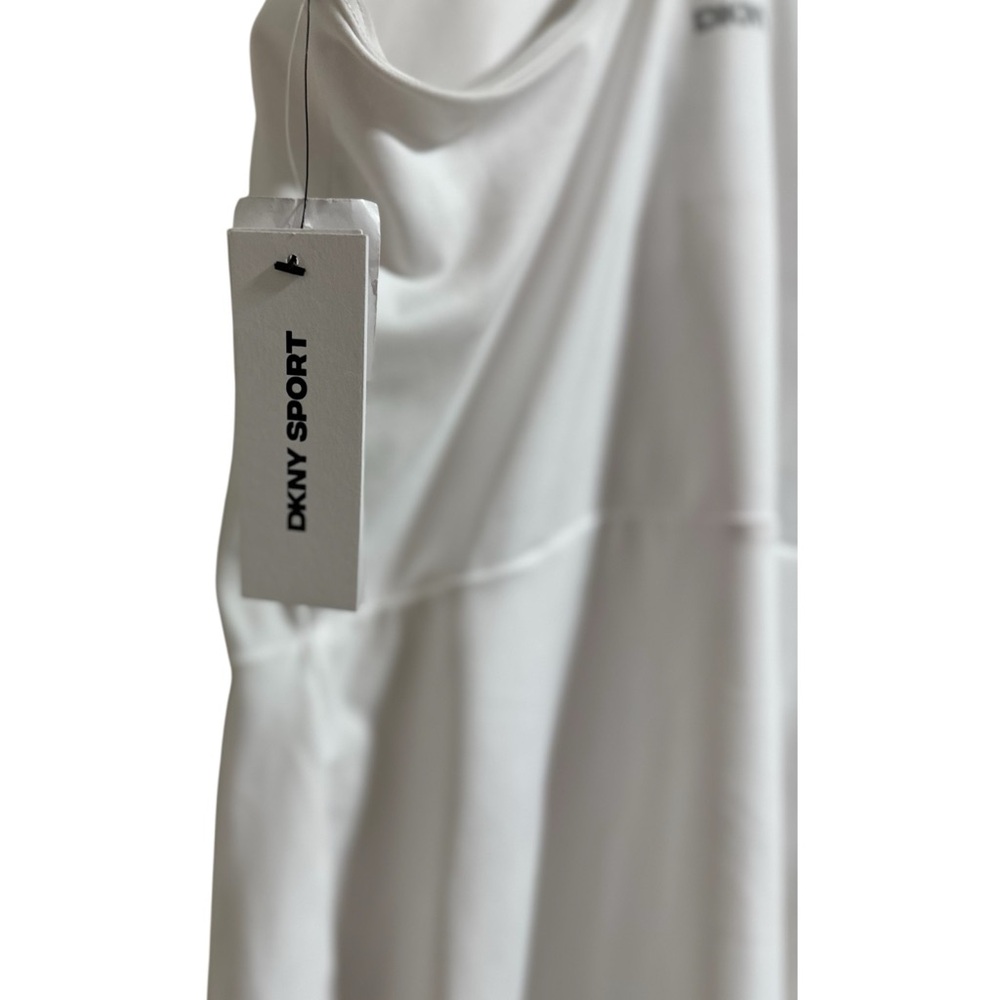 DKNY Women's Racerback Tennis Mini Dress white XL NWT - Picture 8 of 10